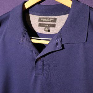 Banana Republic soft cotton polo navy men's large